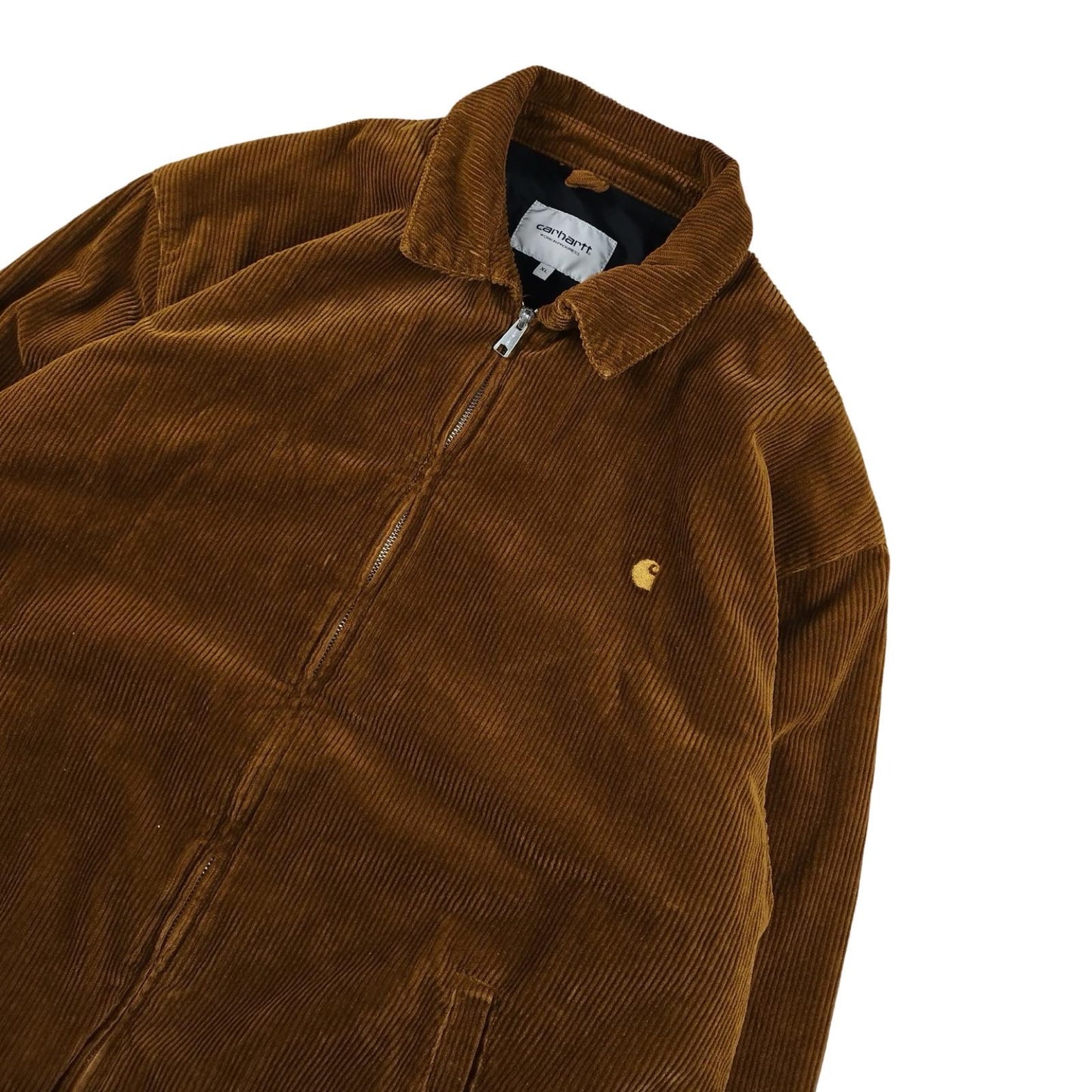 Carhartt - Veste Madison Jacket en velours côtelé marron taille XL