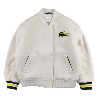 Lacoste - Varsity Jacket crème taille S - Le Saptuaire