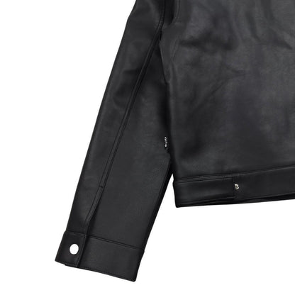 Veste en similicuir noire taille L - Le Saptuaire