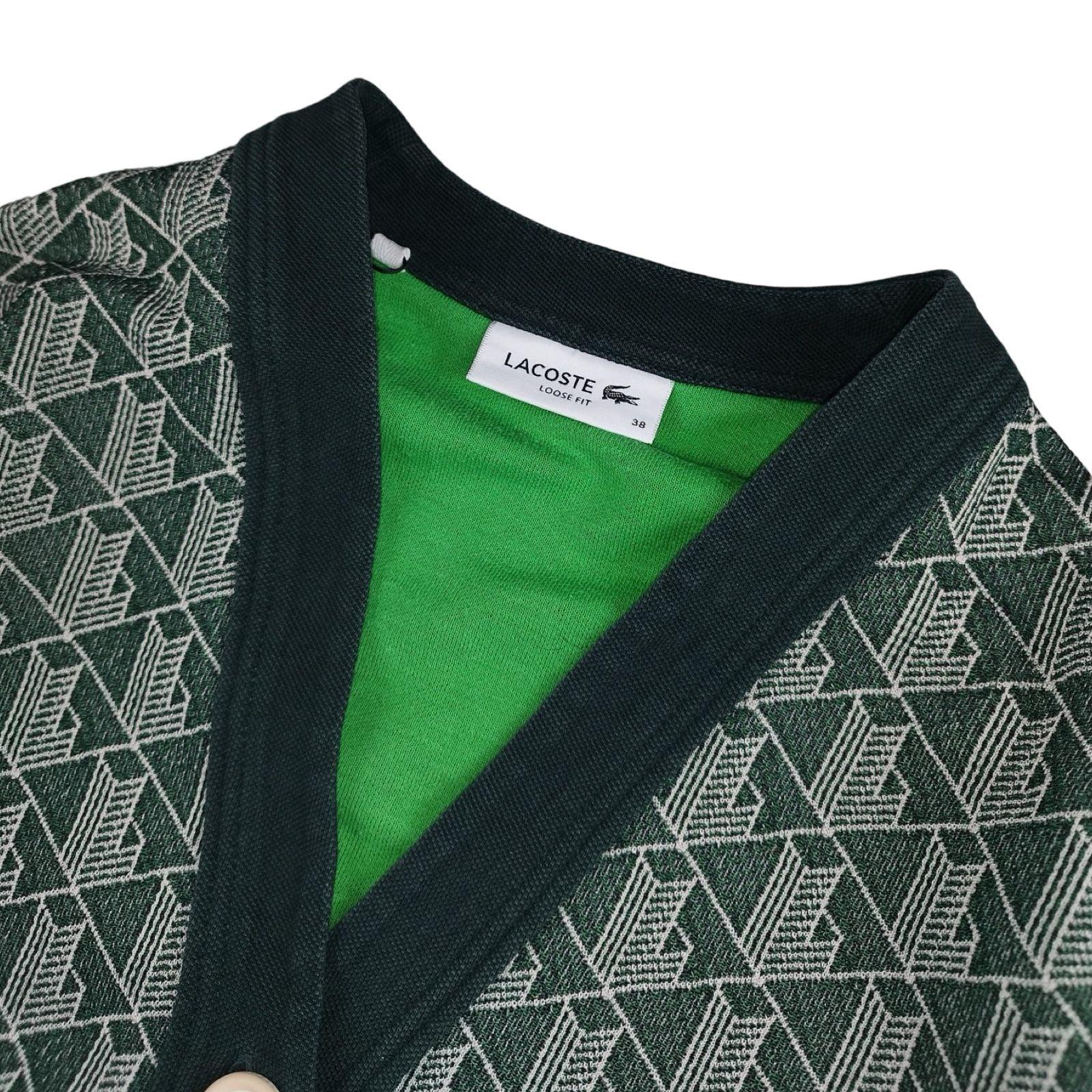 Lacoste - Cardigan boutonnée vert taille M - Le Saptuaire