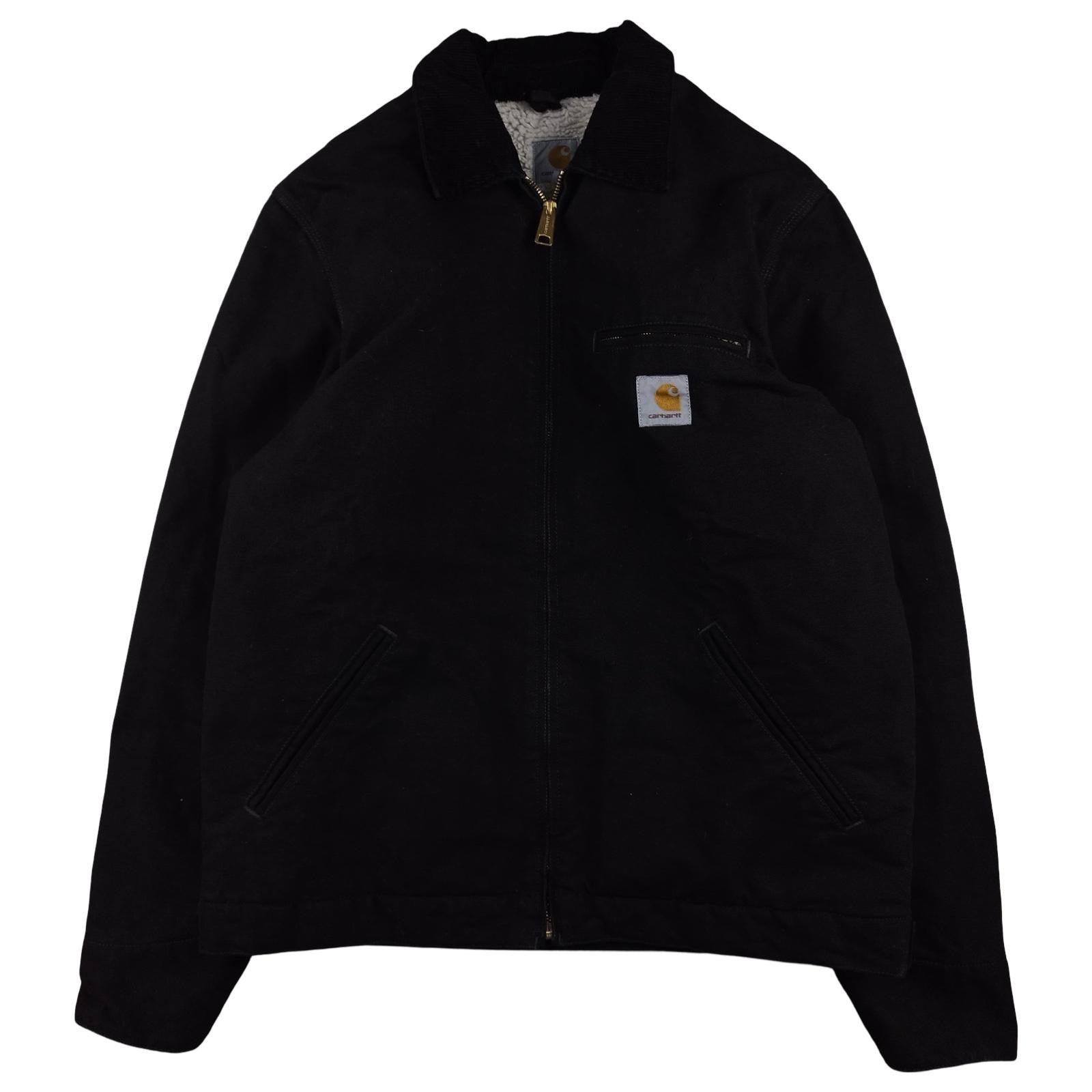 Carhartt Detroit Pile Jacket - Veste noire taille M - Le Saptuaire