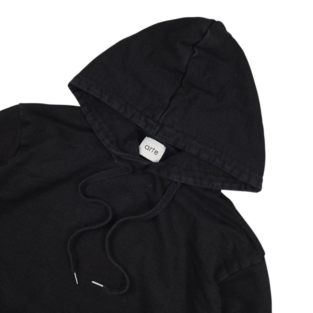 Pull à capuche noir taille M - Le Saptuaire