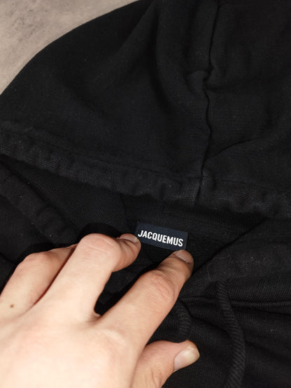 Jacquemus - Sudadera negra con capucha talla XL