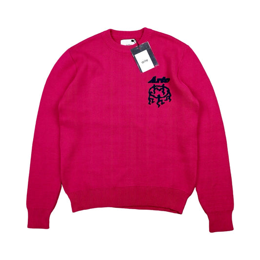 Arte - Pull en knit rose taille L - Le Saptuaire