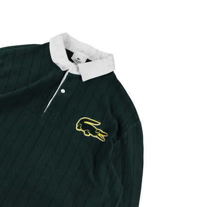 Lacoste - Polo à manches longues vert foncé taille M - Le Saptuaire