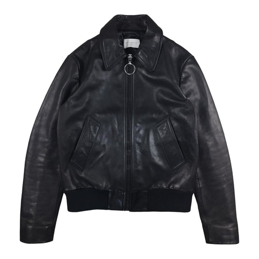 Sandro - Veste en cuir noir taille M - Le Saptuaire