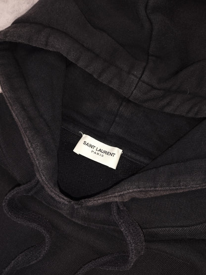 Saint Laurent - Pull à capuche noir taille S - Le Saptuaire