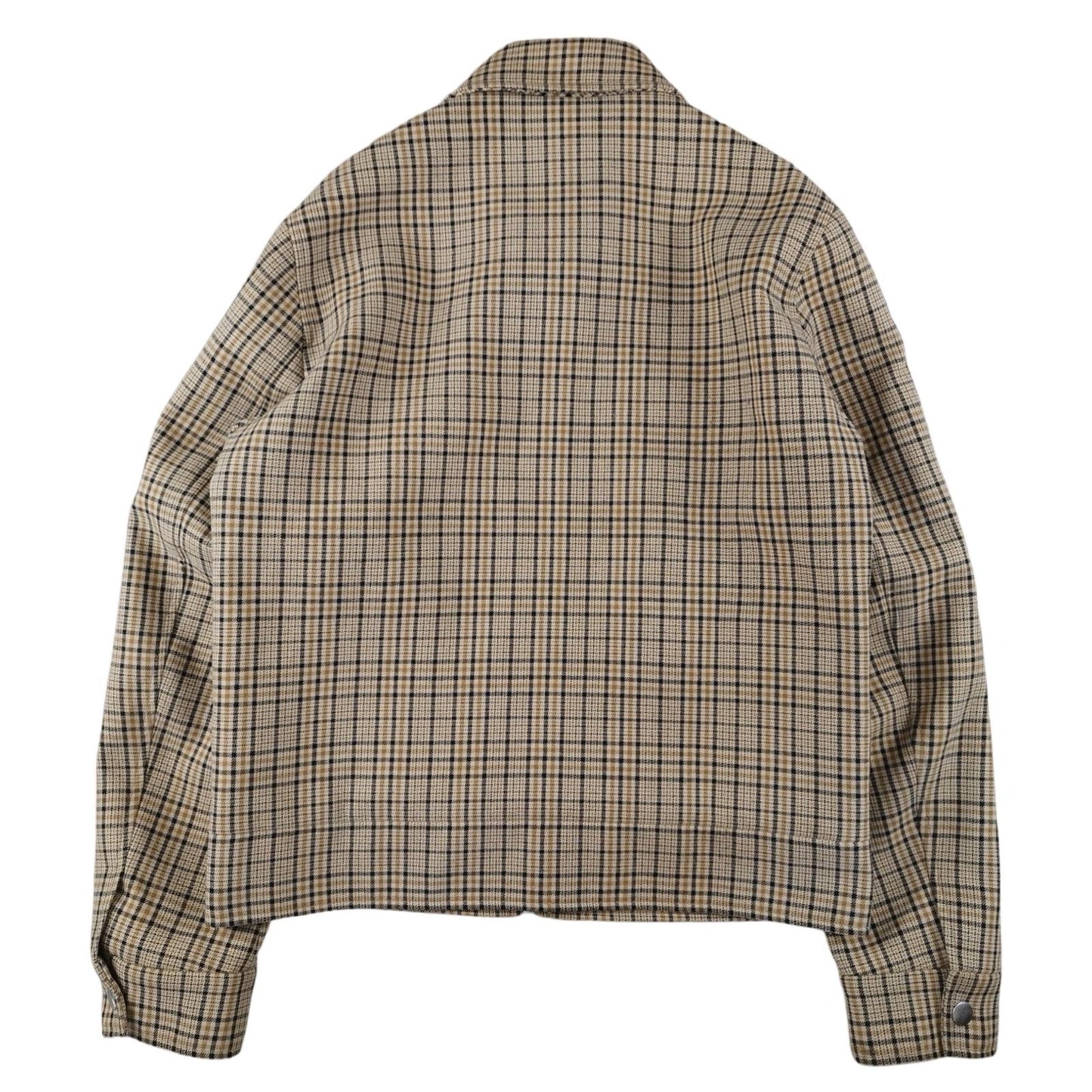 Sandro - Veste à carreaux beige taille M