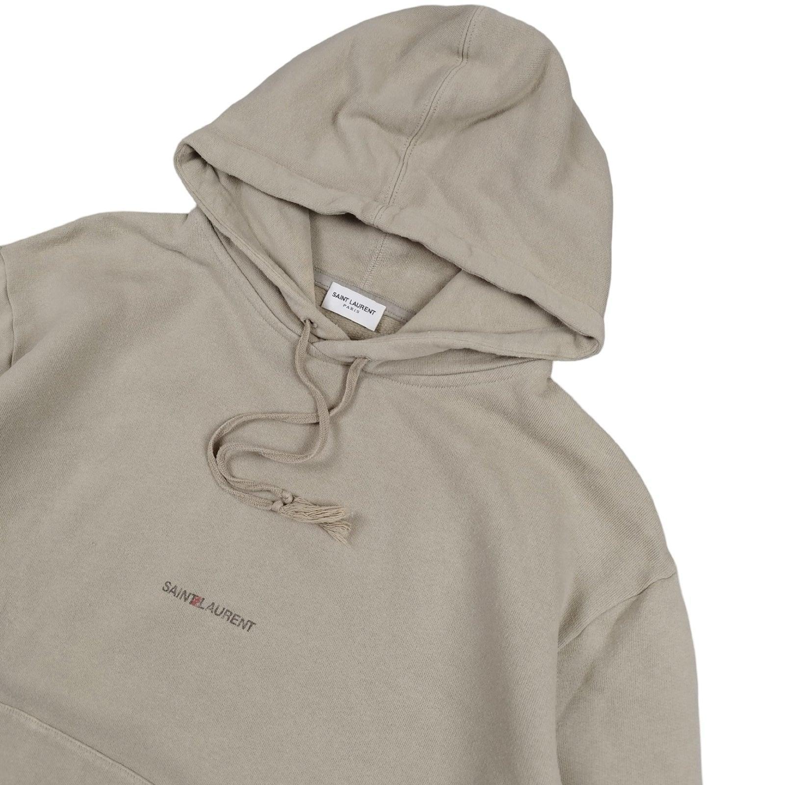 Saint Laurent - Pull à capuche crème taille S - Le Saptuaire