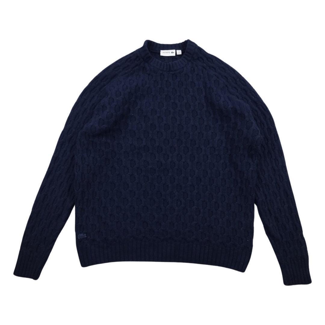 Pull en laine bleu marine taille XL - Le Saptuaire