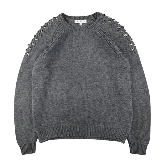 Sandro - Pull gris foncé taille M