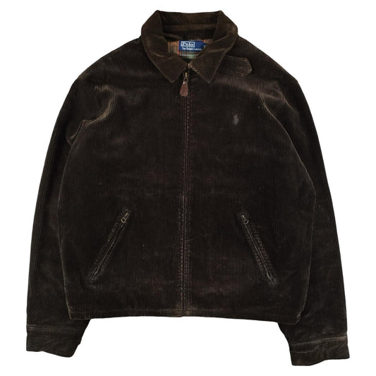 Ralph Lauren Harrington - Veste en velours côtelé marron taille XL - Le Saptuaire