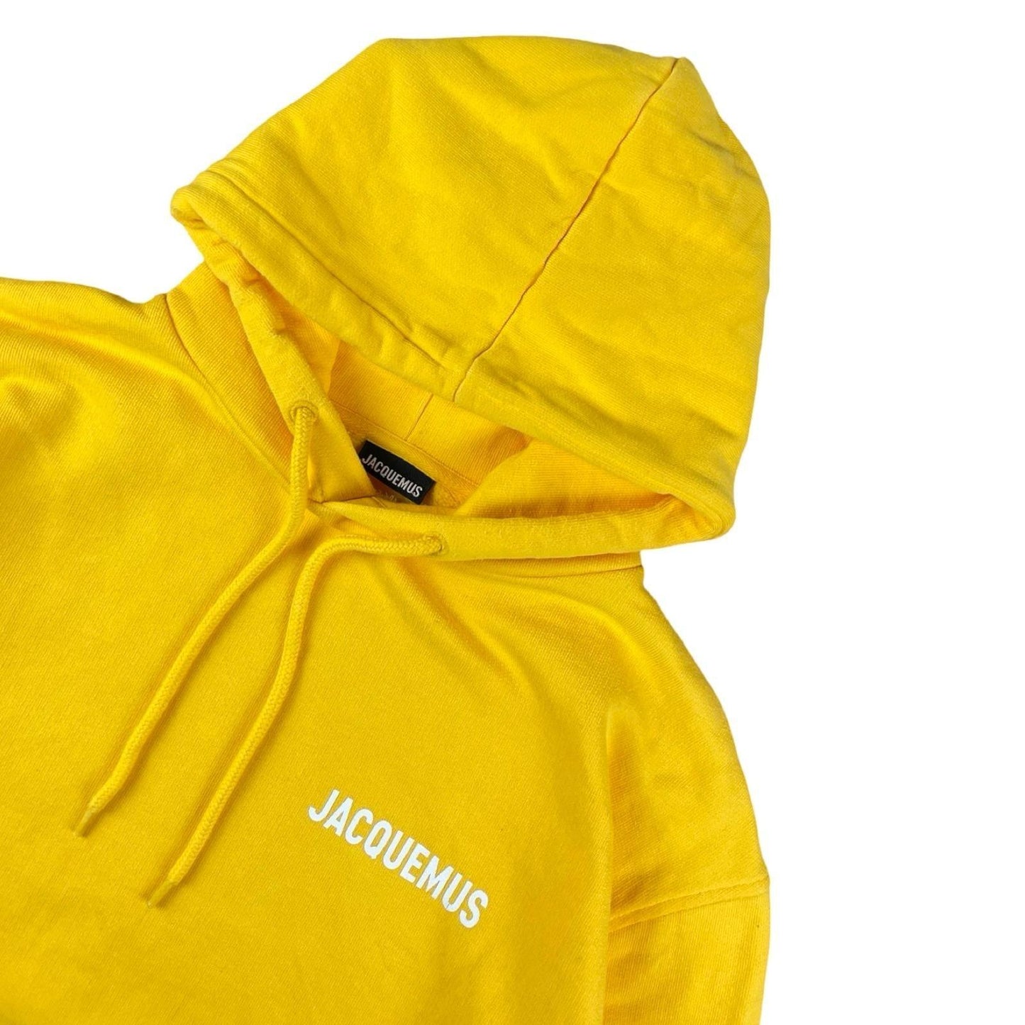 Jacquemus - Pull à capuche jaune taille M - Le Saptuaire