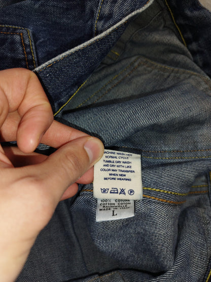 Veste en jean courte taille L - Le Saptuaire