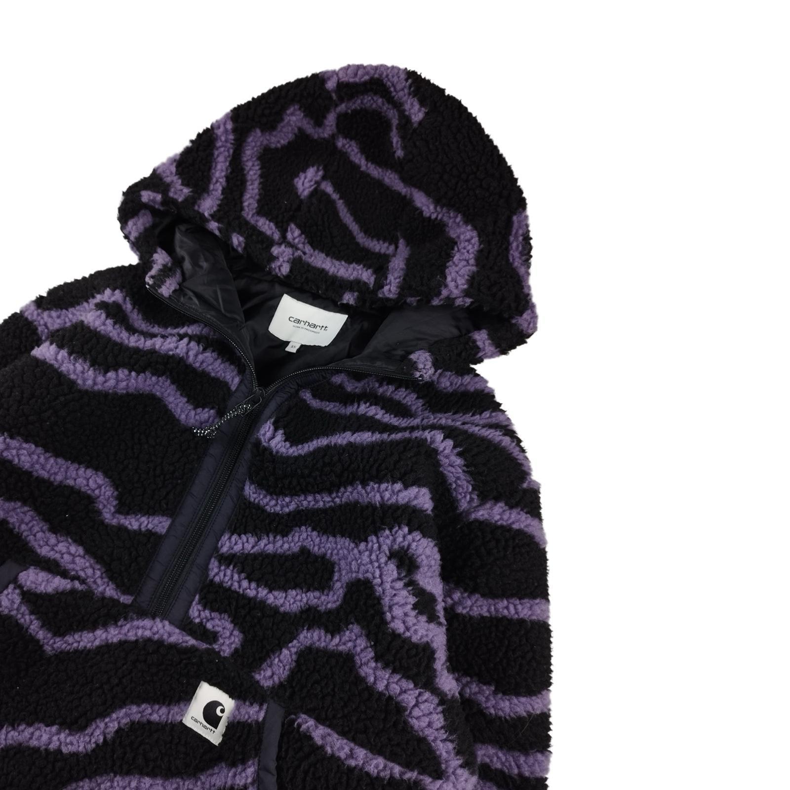 Carhartt - Polaire à capuche violet et noir taille XS - Le Saptuaire