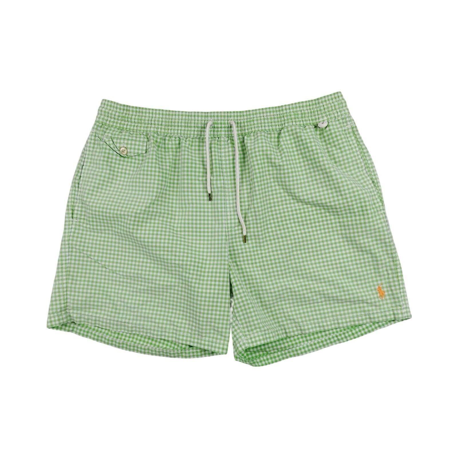 Ralph Lauren - Short de bain à carreaux vert taille XL - Le Saptuaire