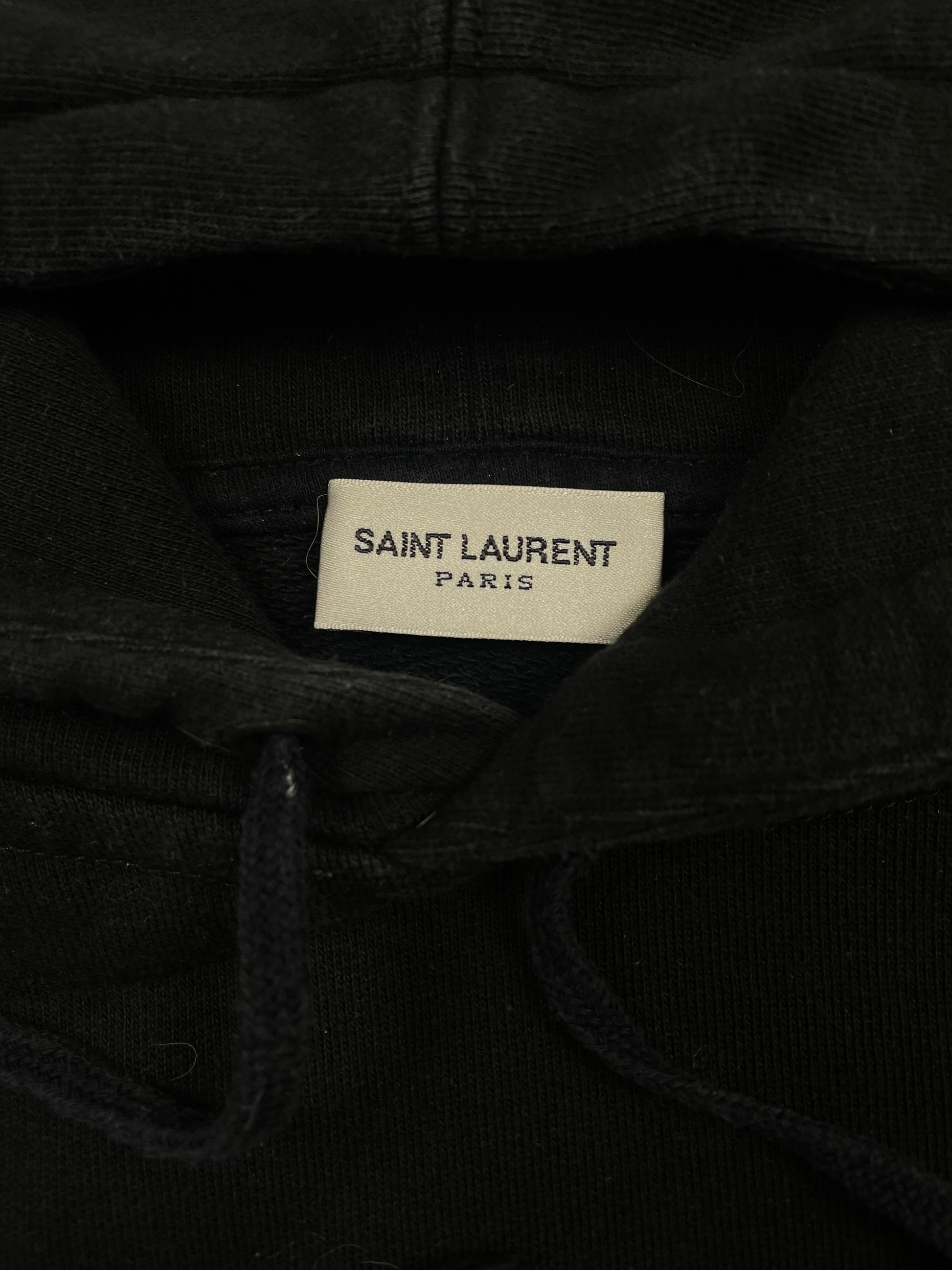 Saint Laurent - Pull à capuche noir taille XS - Le Saptuaire