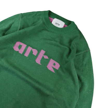 Arte - Green and pink sweater size L