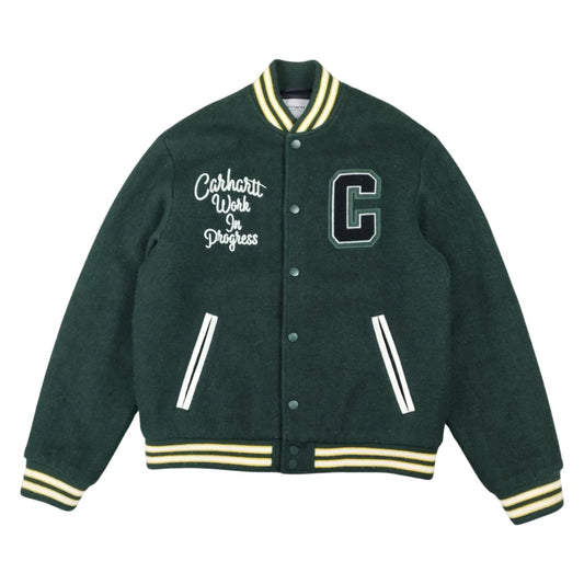 Varsity Jacket matelassée verte taille M