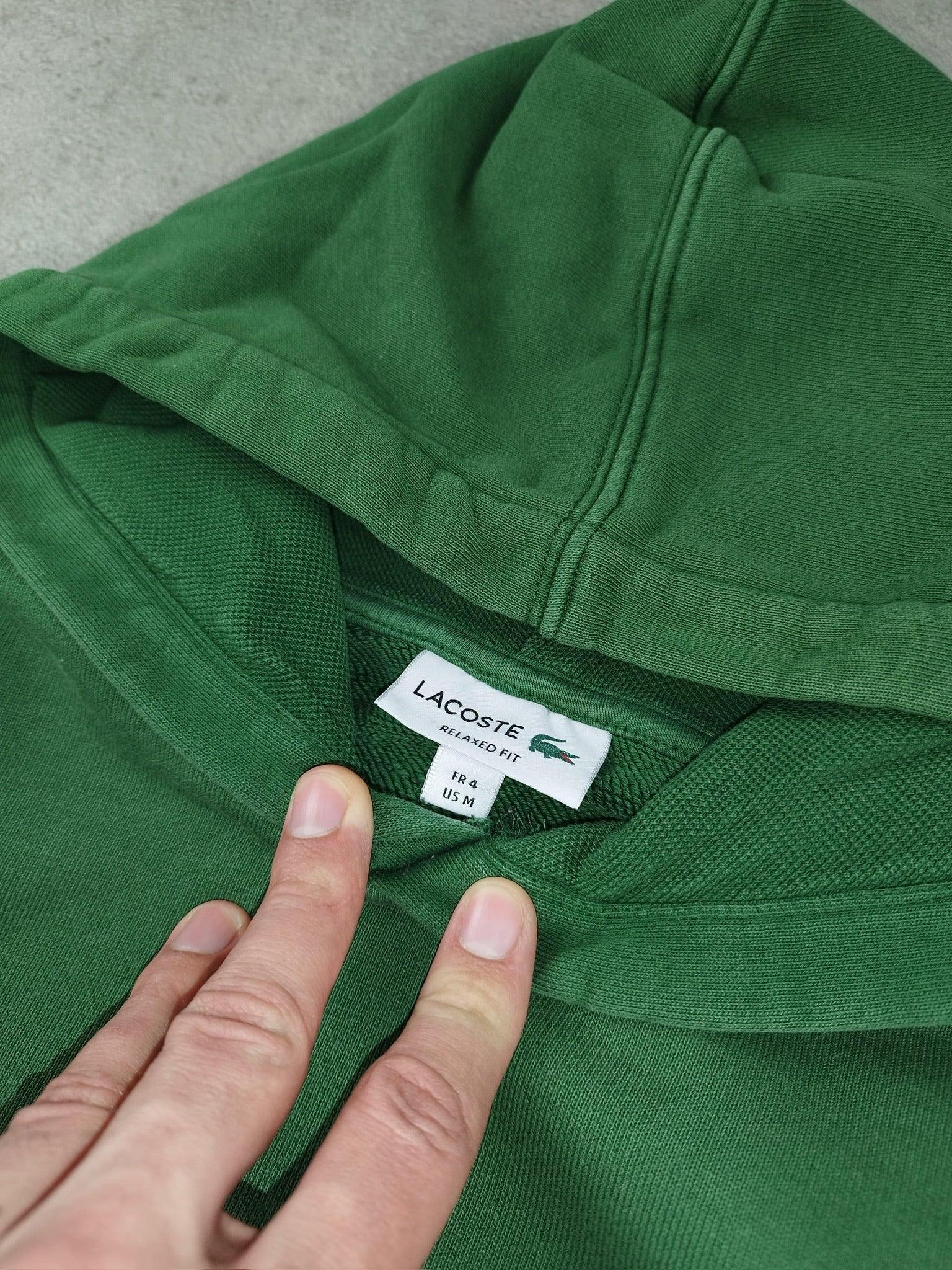 Lacoste - Pull à capuche vert taille M - Le Saptuaire