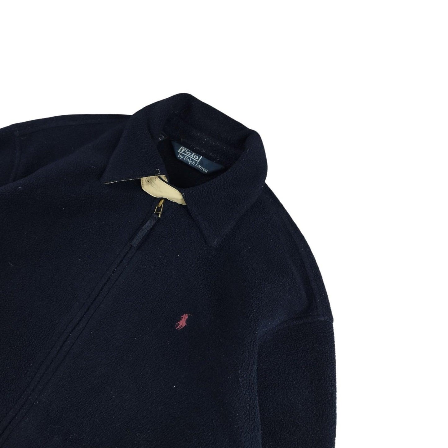 Ralph Lauren - Veste Harrington polaire Polartech bleu marine taille M - Le Saptuaire