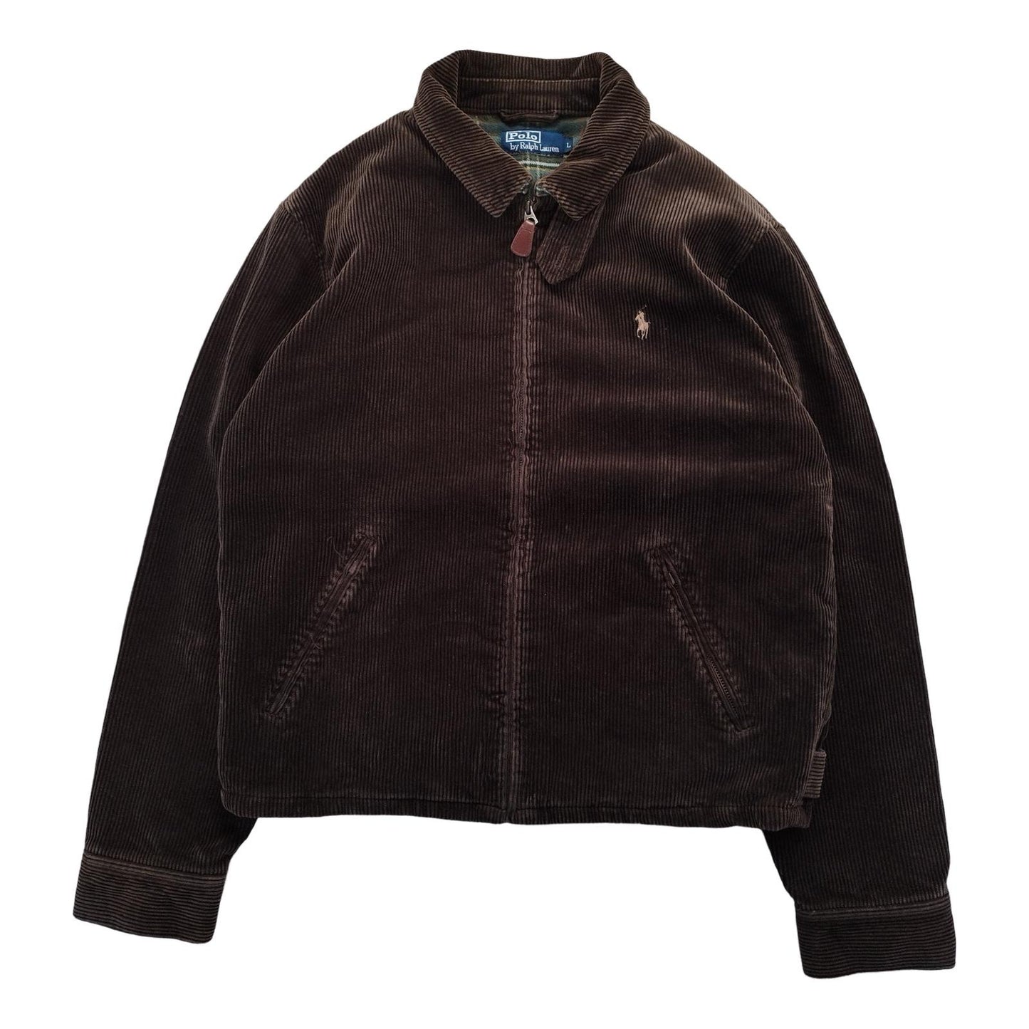 Ralph Lauren Harrington - Veste en velours côtelé marron taille L - Le Saptuaire