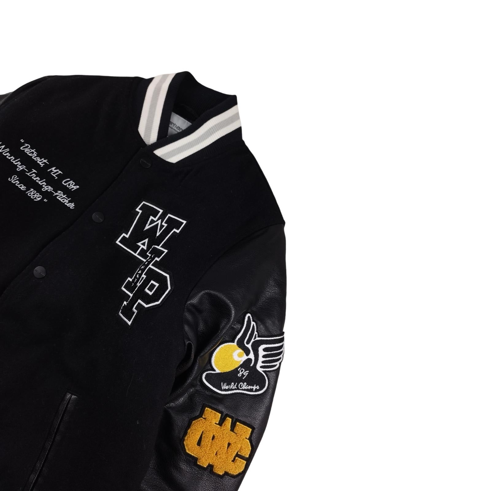 Varsity Jacket Carhartt - Veste noire taille S - Le Saptuaire