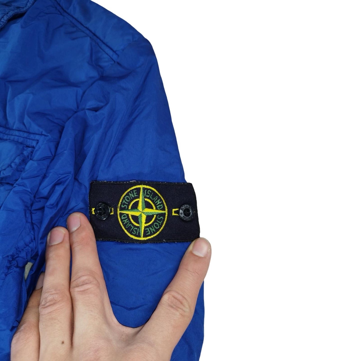 Stone Island - Bright Blue Windbreaker Size S