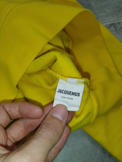 Jacquemus - Pull à capuche jaune taille M - Le Saptuaire