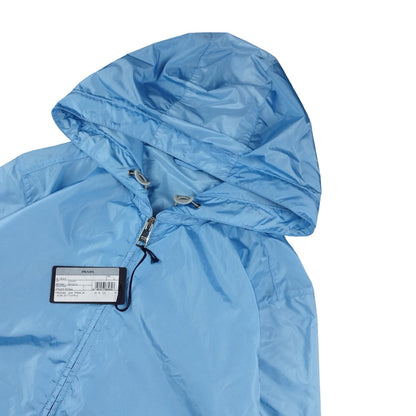 Prada - Veste K-way, bleu ciel, taille L