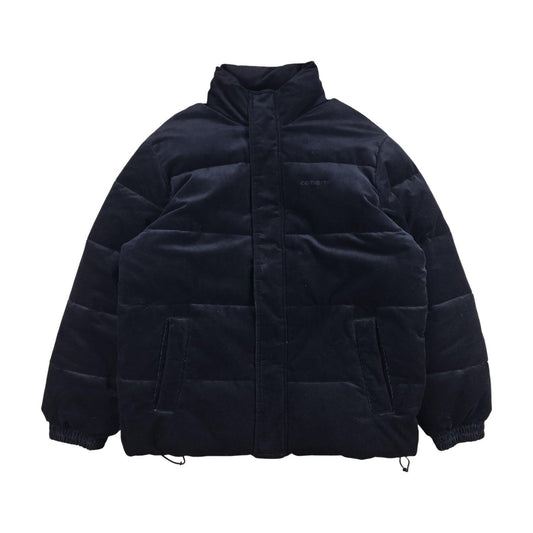 Carhartt - Doudoune « Layton Jacket » en velours côtelé bleu marine taille L - Le Saptuaire