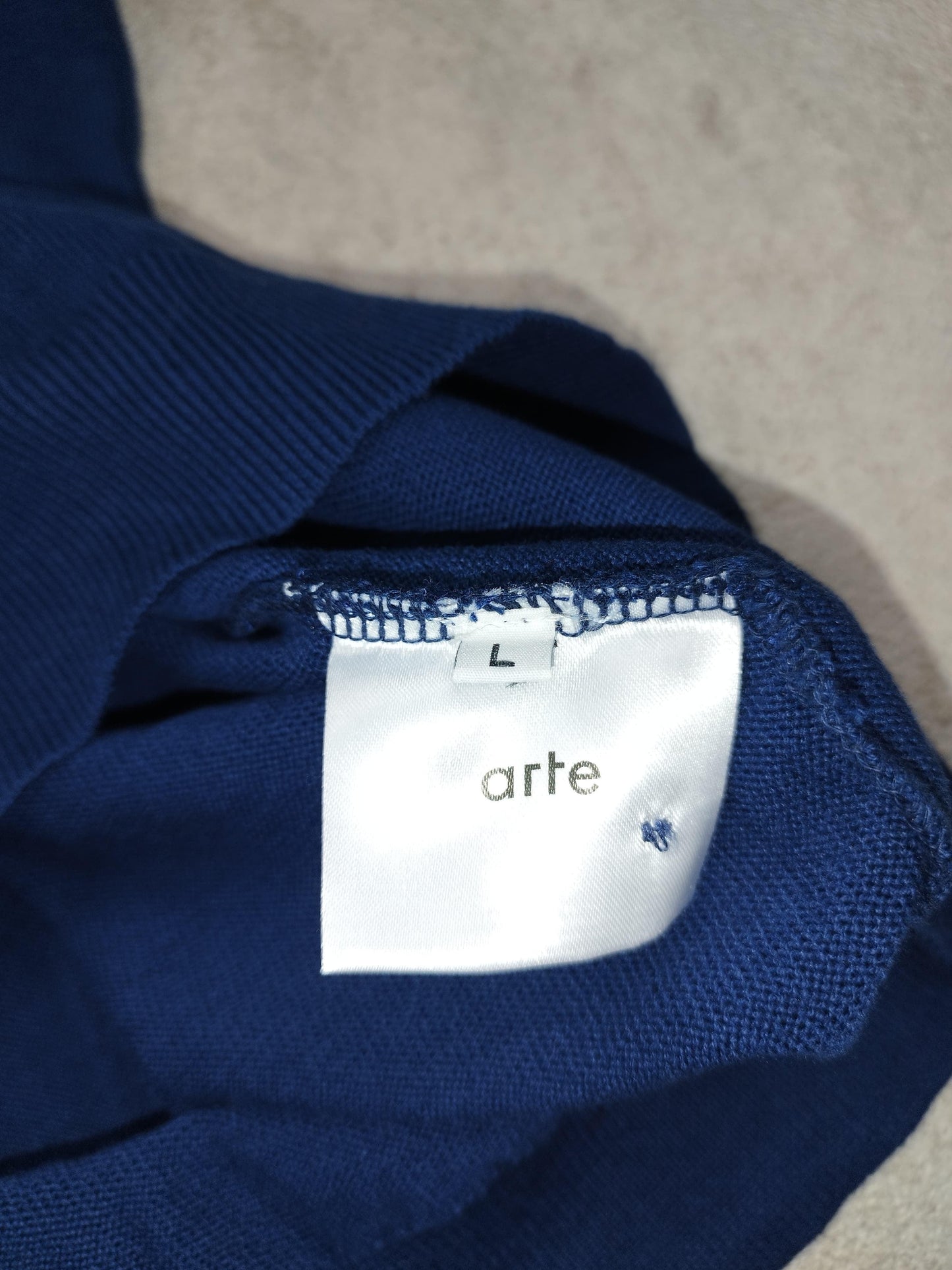 Arte - Polo Arte bleu taille L - Le Saptuaire