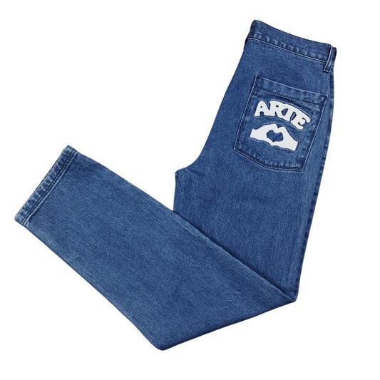 Jeans avec logo brodé taille L - Le Saptuaire