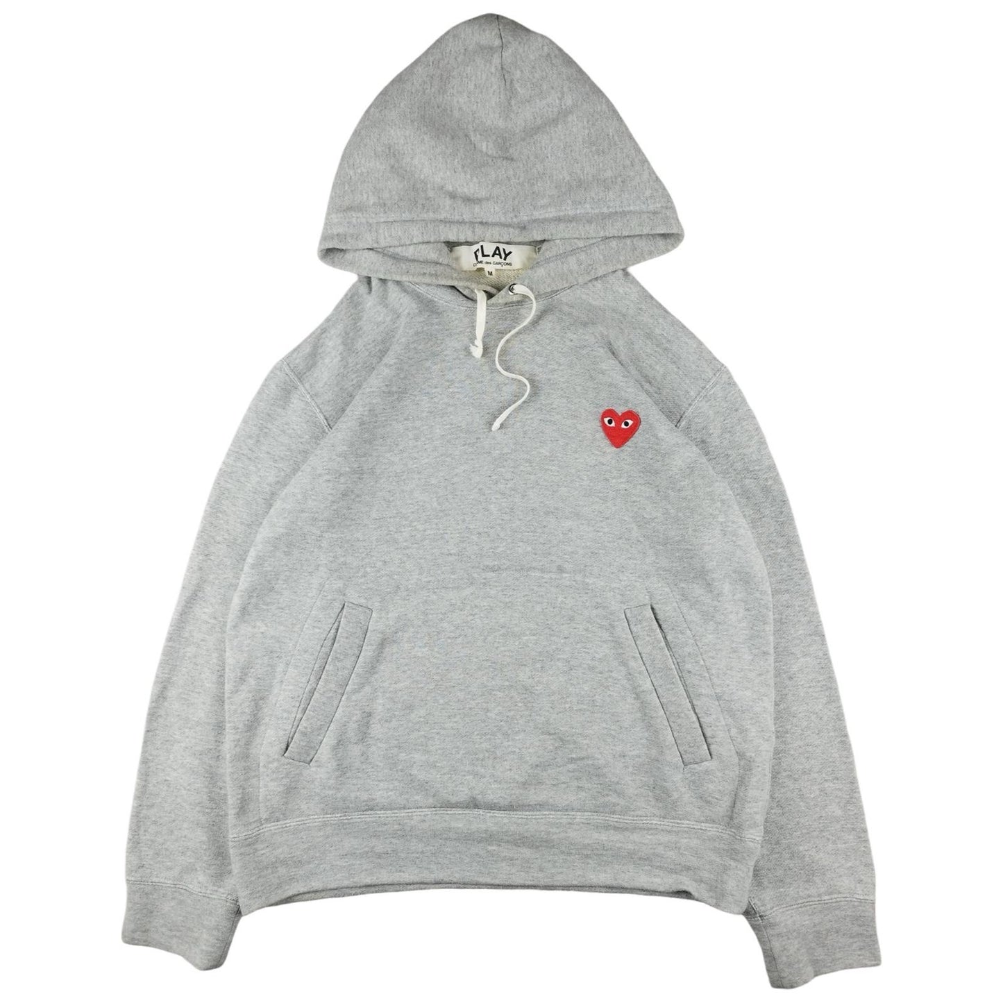 Comme des Garçons - Suéter con capucha gris talla S