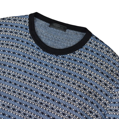 Prada - Pull en laine à motifs taille M