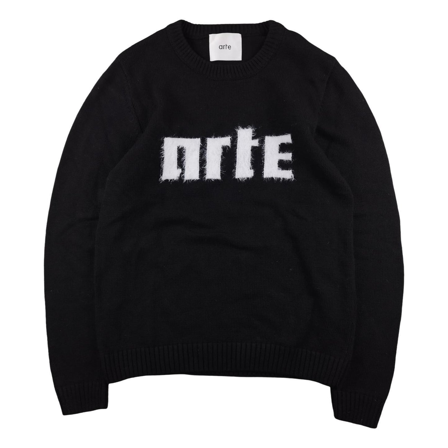 Arte - Pull en laine mérinos noir taille M - Le Saptuaire