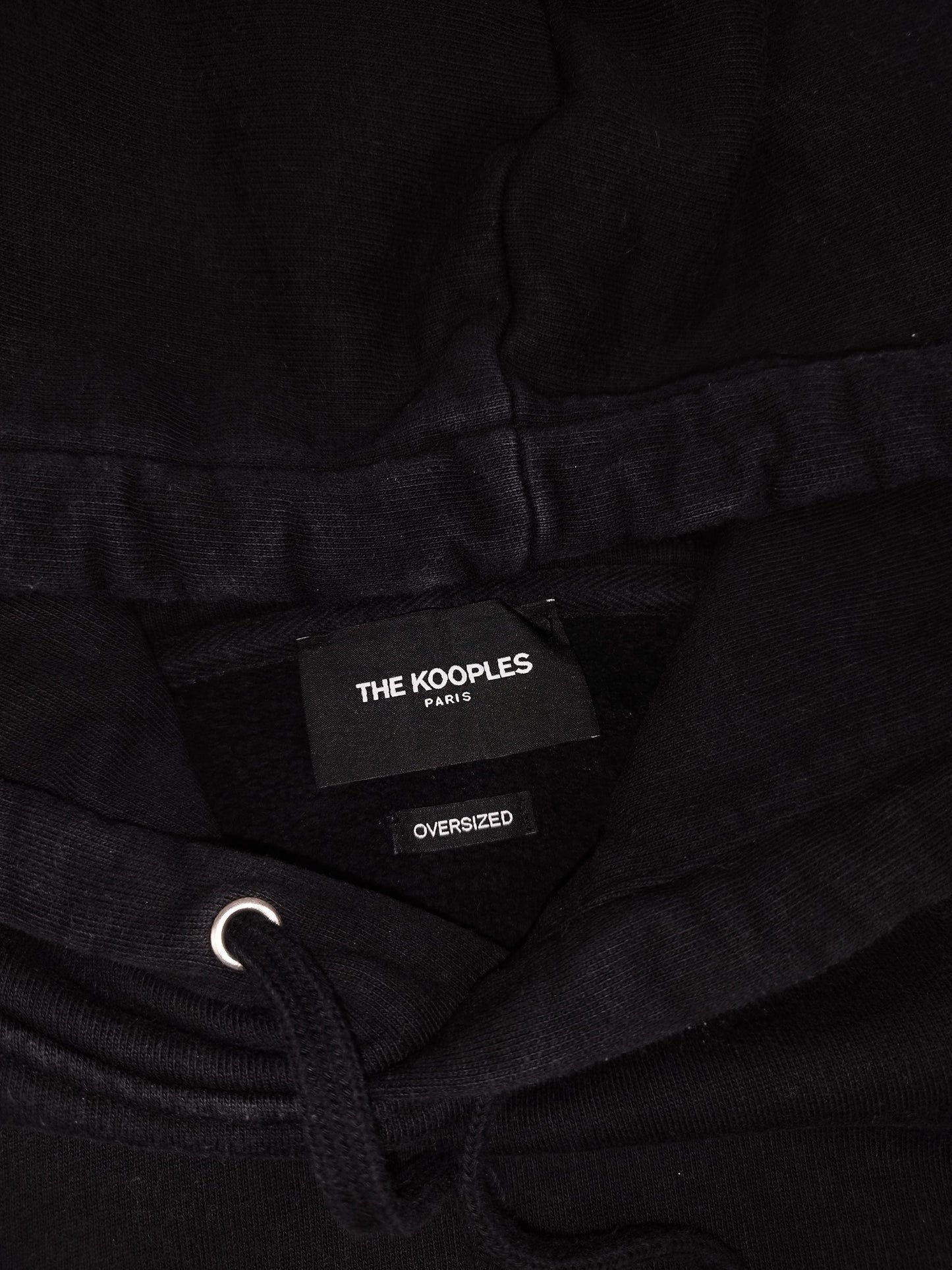 The Kooples - Pull à capuche noir taille S - Le Saptuaire