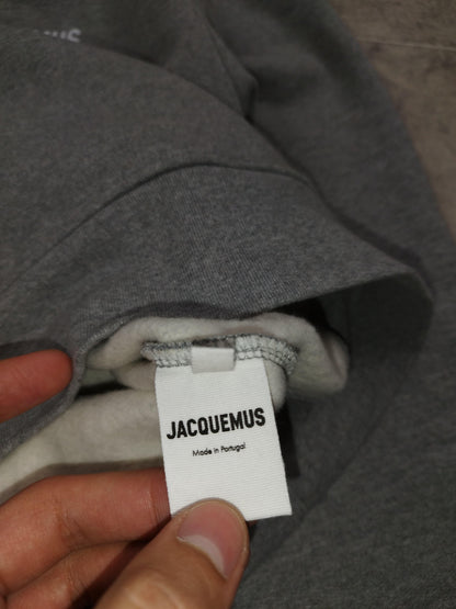 Jacquemus - Pull à capuche gris taille S - Le Saptuaire