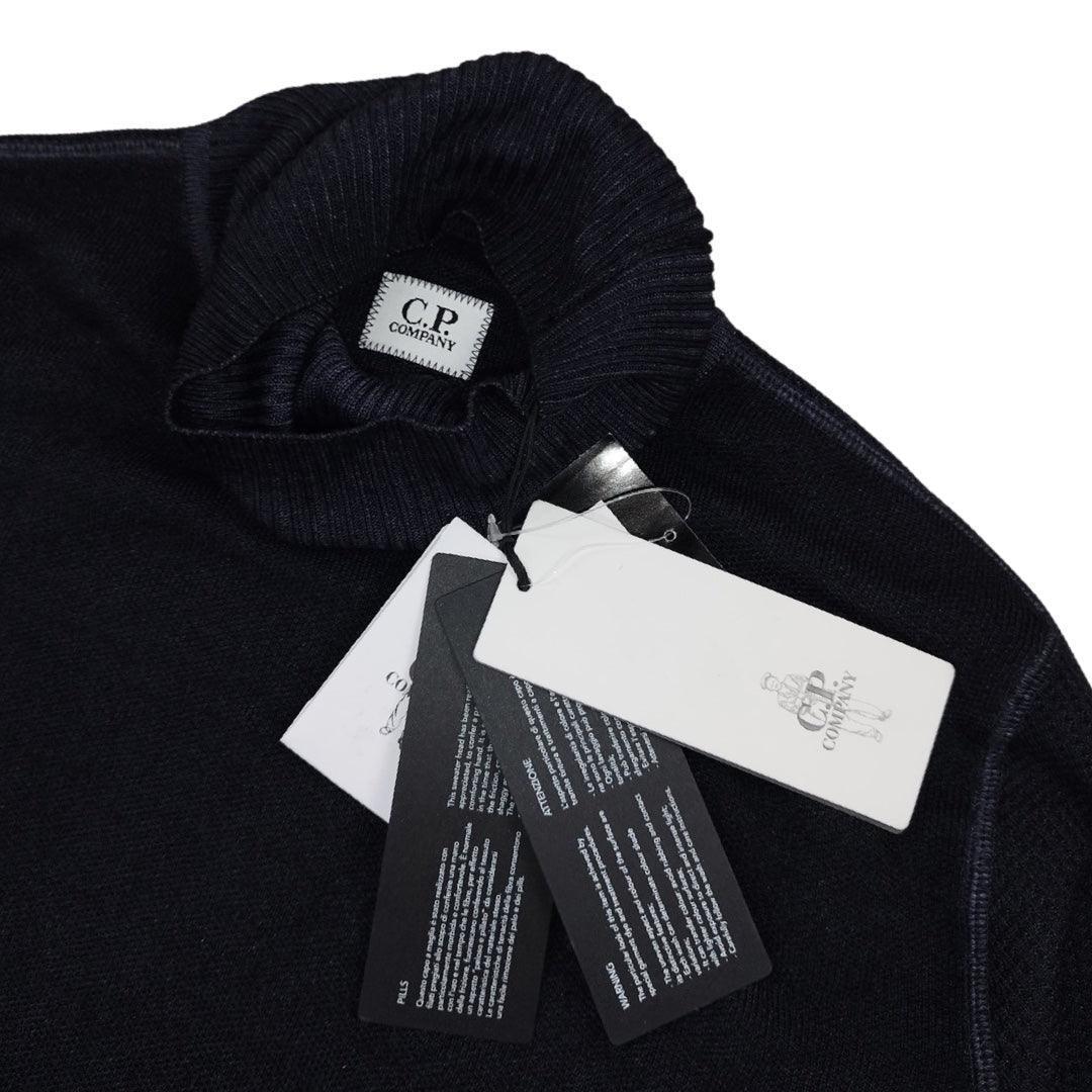 C.P. Company - Pull à col roulé en laine noir taille XS - Le Saptuaire