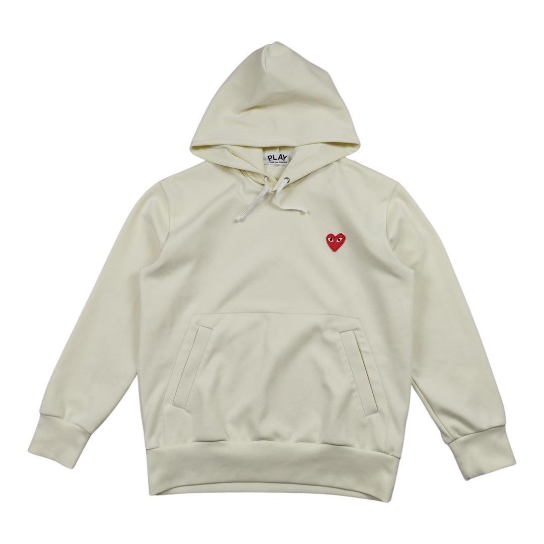 Comme des Garçons - Pull à capuche jaune pastel taille L - Le Saptuaire