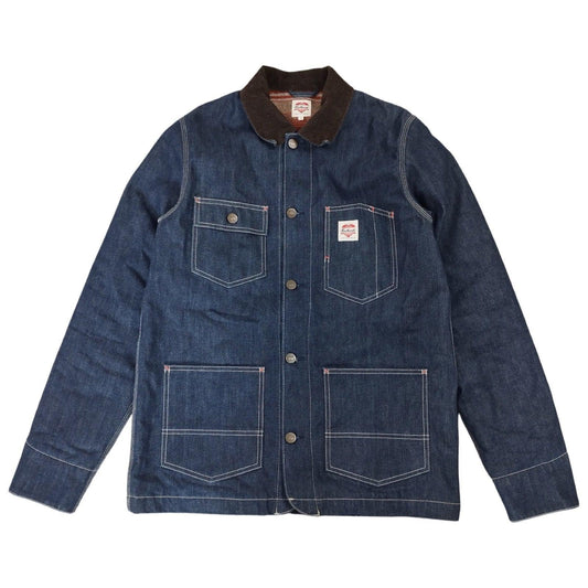 Carhartt - State Coat en jean bleu marine taille L - Le Saptuaire