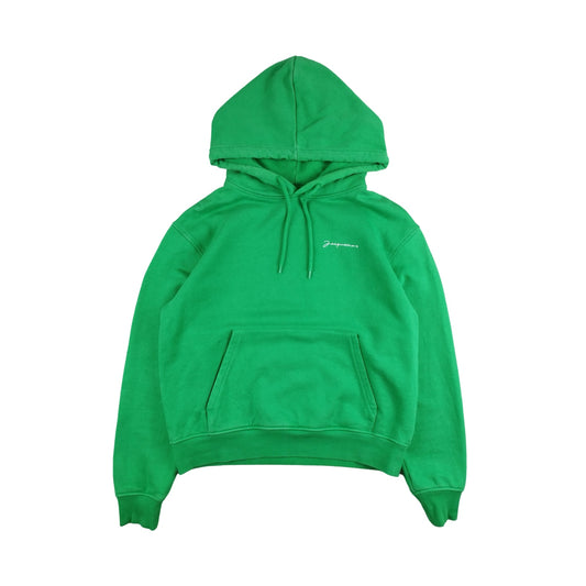 Jacquemus - Pull à capuche vert taille XS