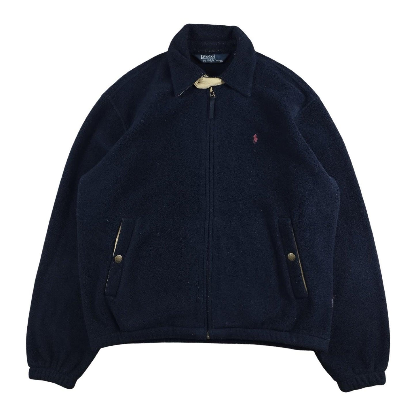 Ralph Lauren - Veste Harrington polaire Polartech bleu marine taille M - Le Saptuaire