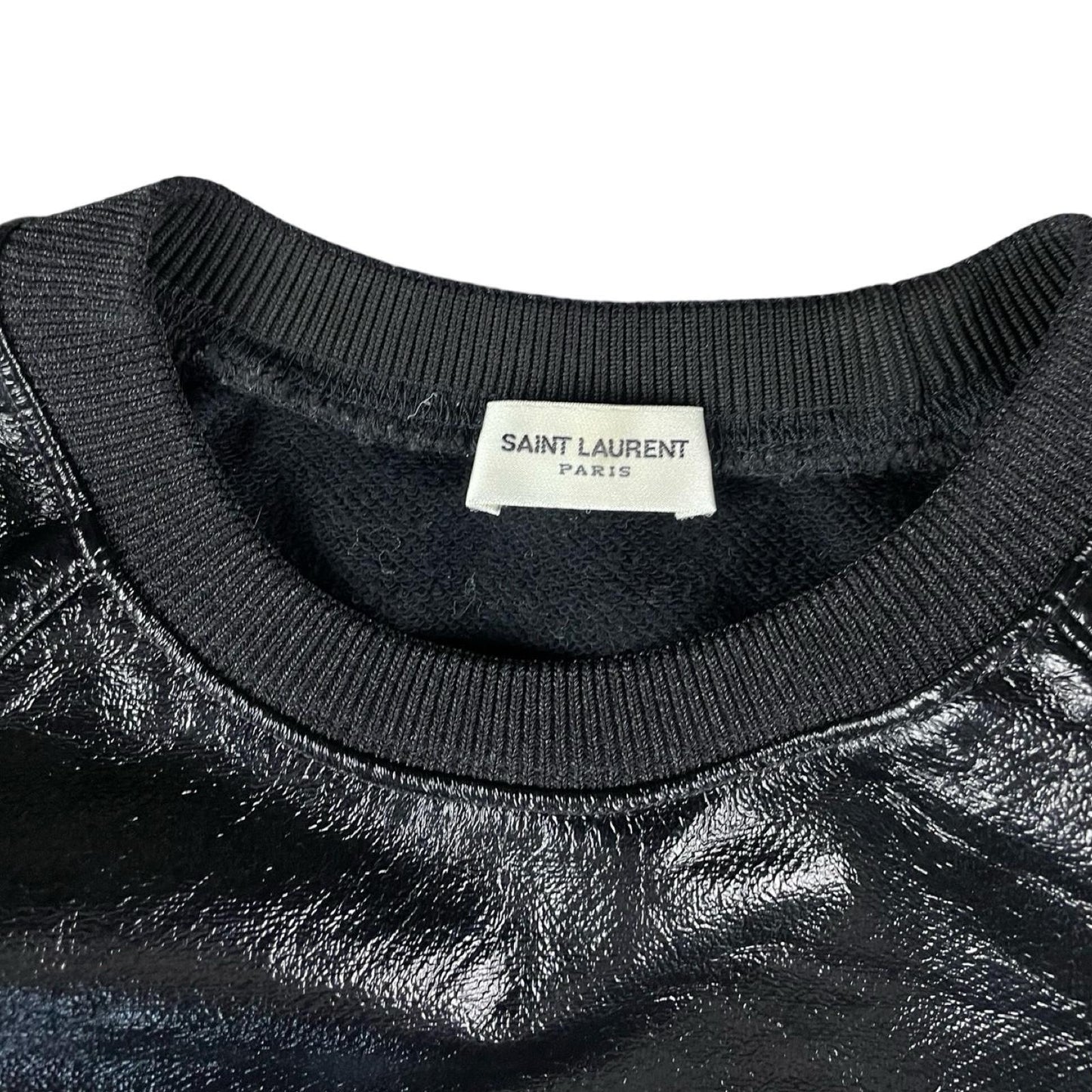 Saint Laurent - Pull à col rond noir taille M - Le Saptuaire