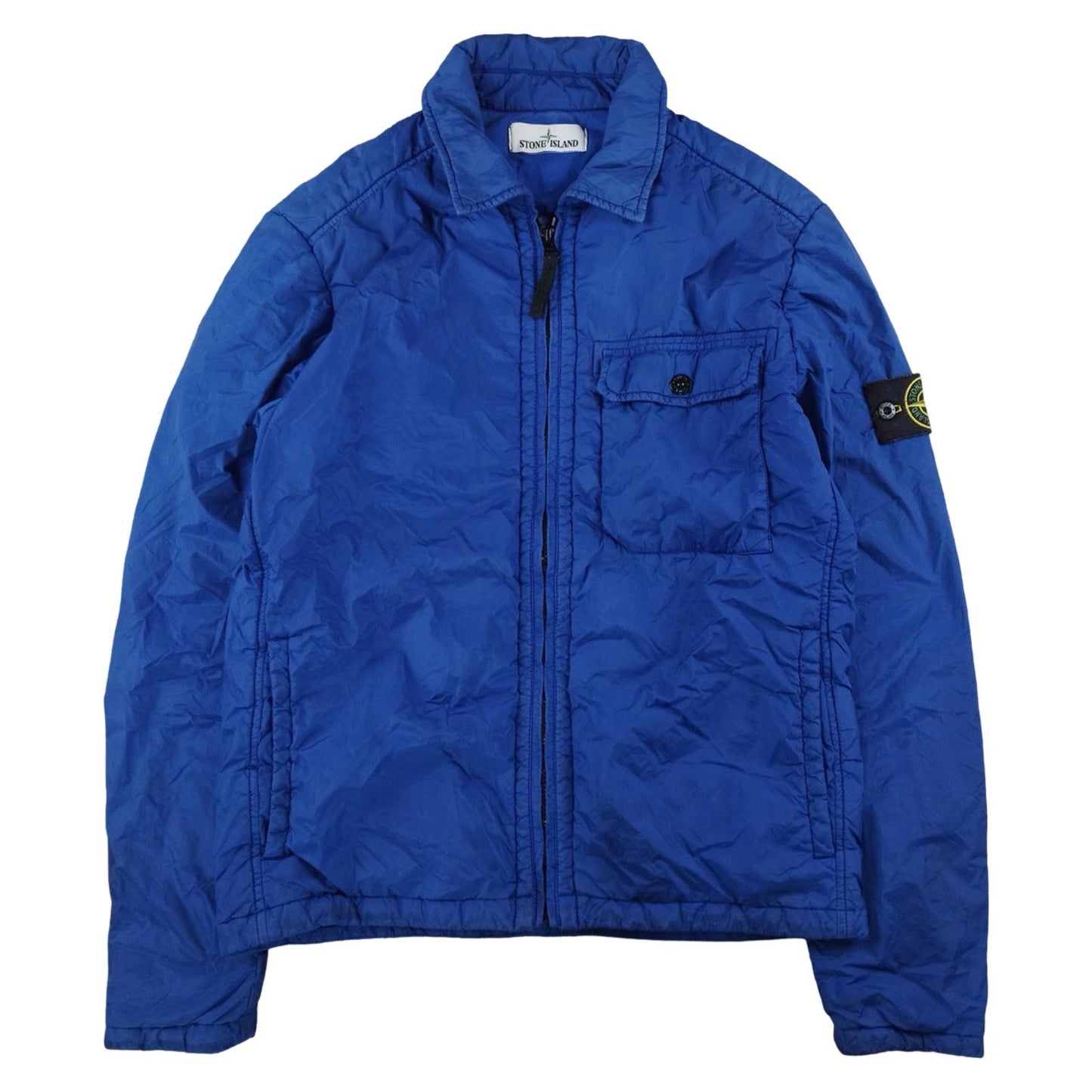 Stone Island - Bright Blue Windbreaker Size S