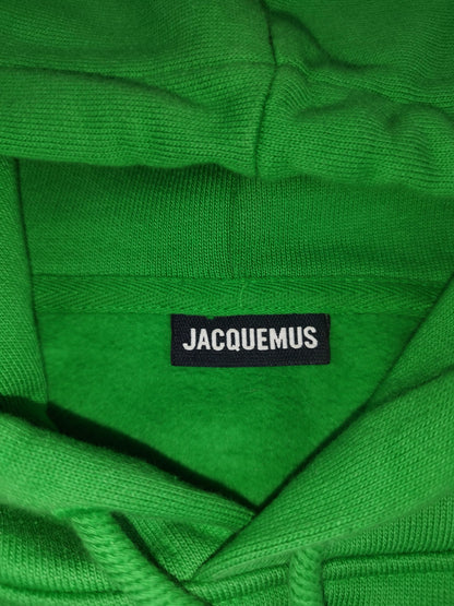 Jacquemus - Pull à capuche vert taille L - Le Saptuaire