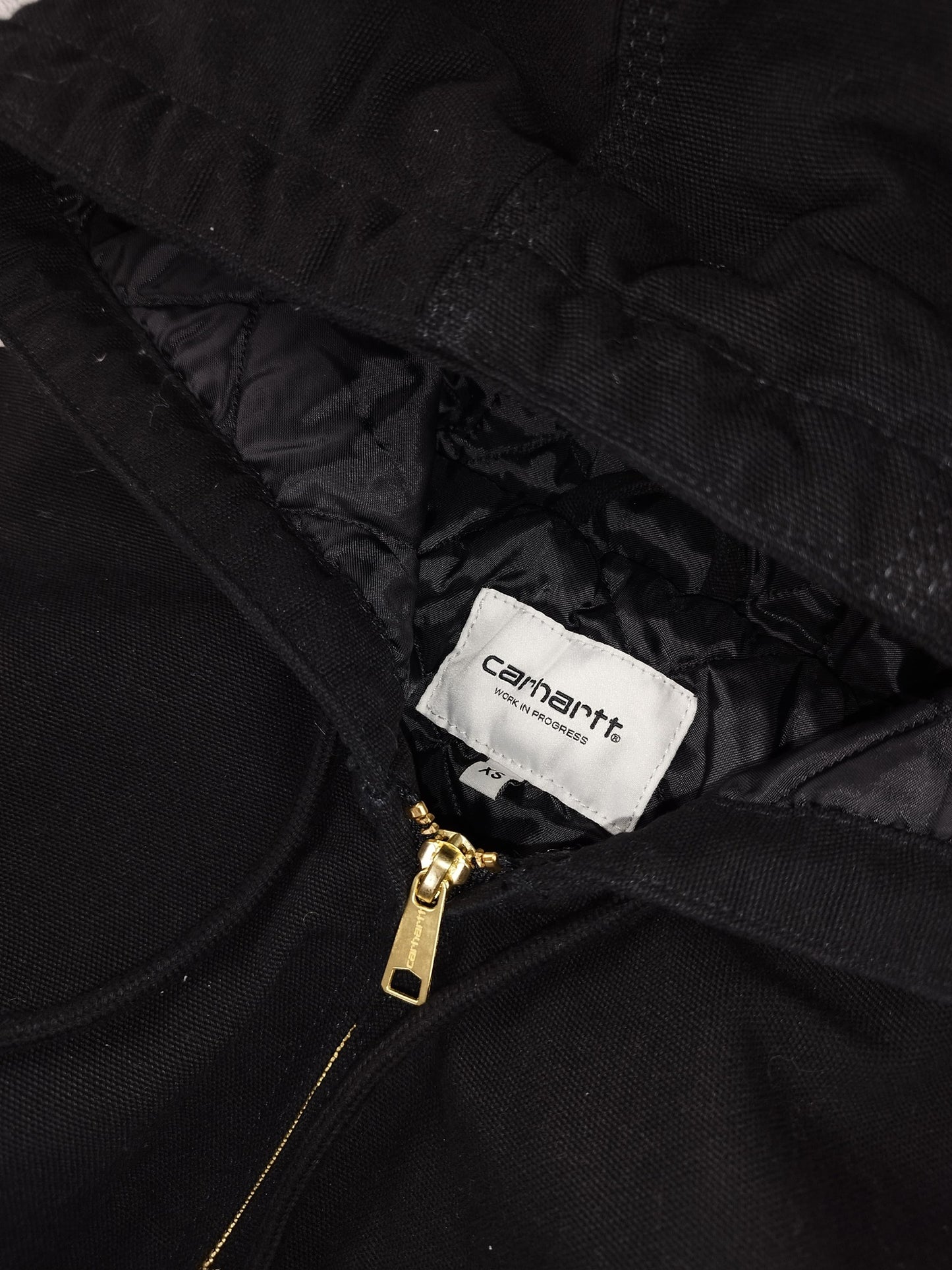 Carhartt Women OG Detroit Jacket - Black Jacket Size XS