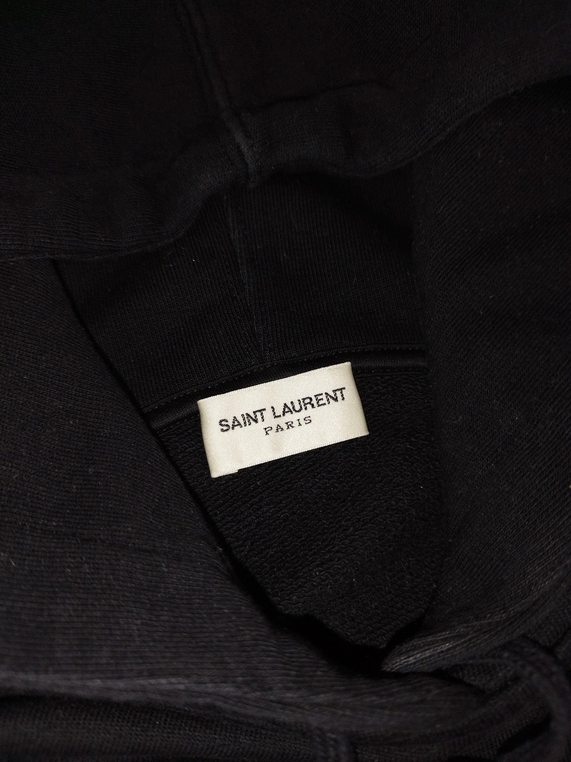 Saint Laurent - Pull à capuche noir taille M - Le Saptuaire