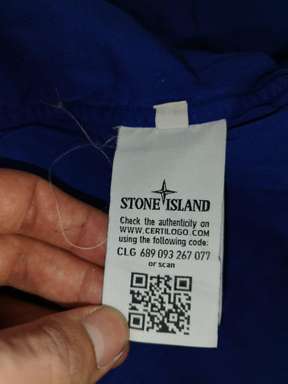 Stone Island - Bright Blue Windbreaker Size S