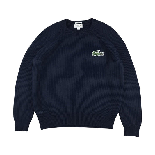 Lacoste - Pull en maille bleu marine taille M - Le Saptuaire